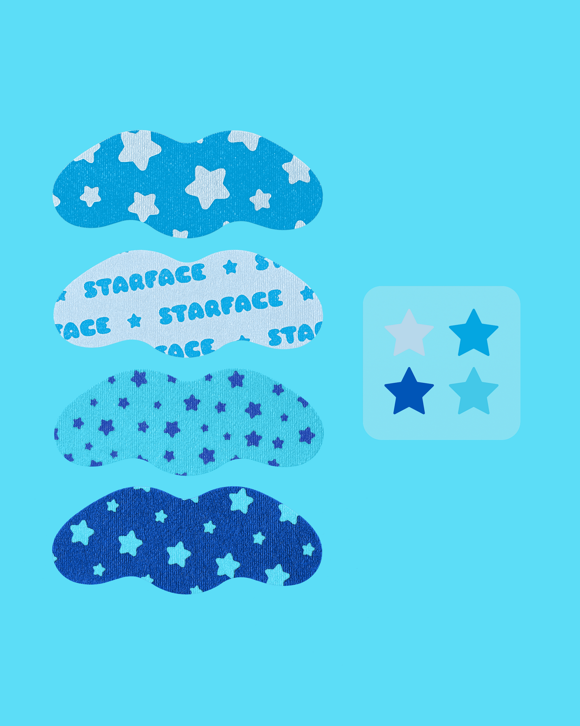 The Starface Super Sal Acid Bundle of extra-strength pore strips and Hydro-Star® + Salicylic Acid patches.